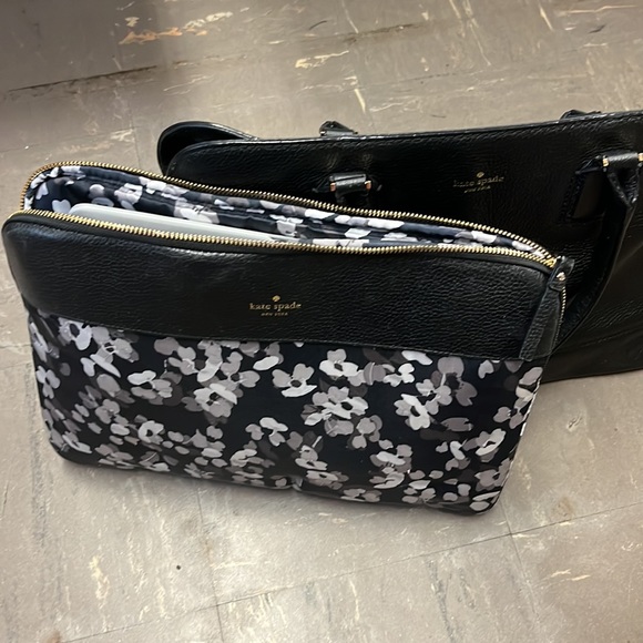 Kate Spade black purse with laptop case - Picture 2 of 2